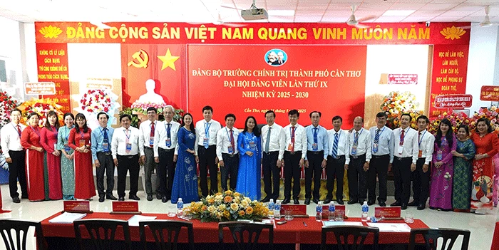 Trường Chính trị TP Cần Thơ tổ chức Đại hội đảng viên nhiệm kỳ 2025-2030