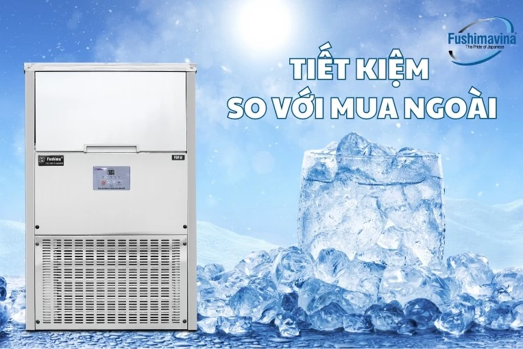 Máy làm đá Fushimavina - Sản lượng tuyệt đối cho mô hình kinh doanh F&B
