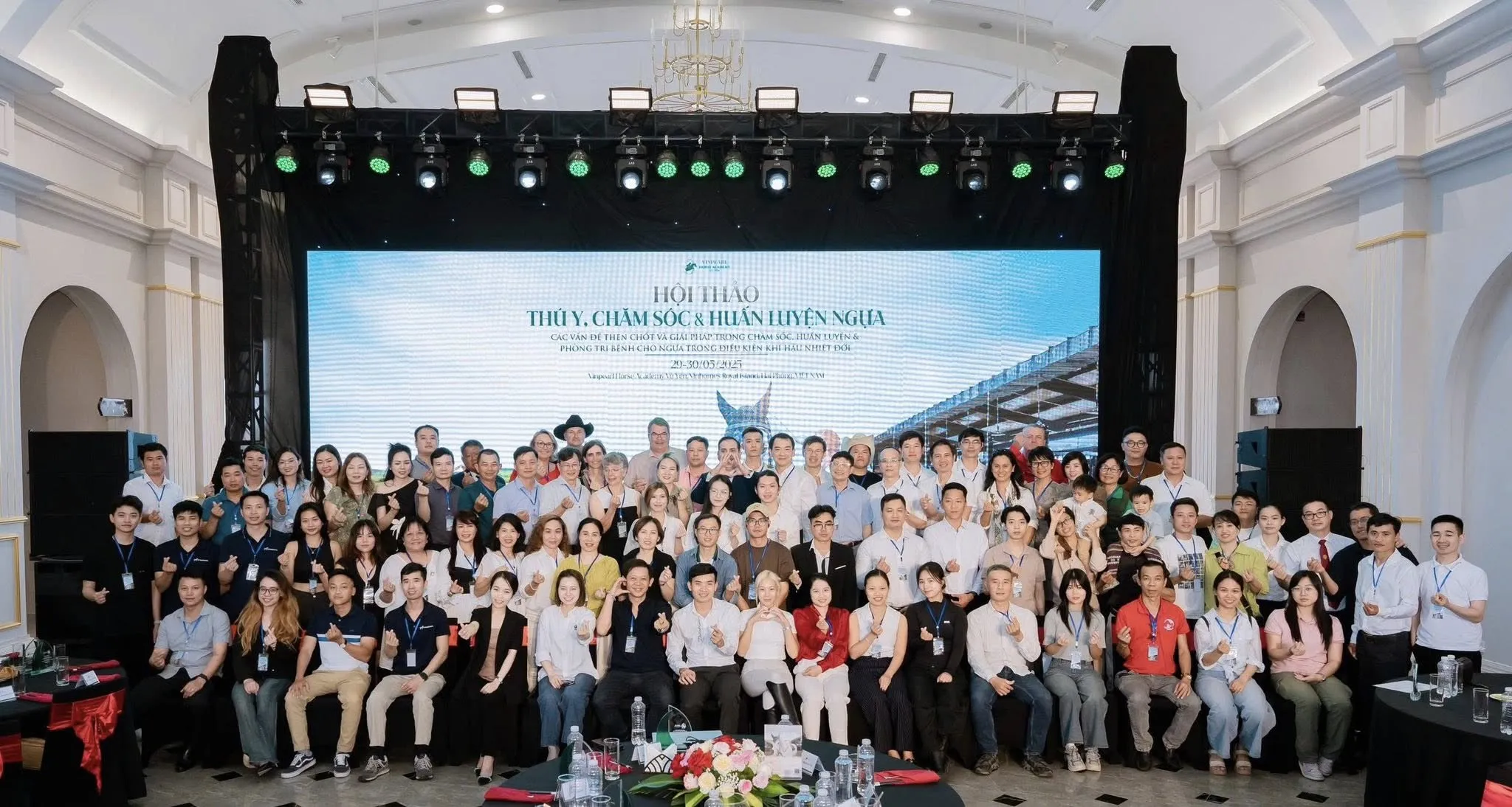 Hơn 100 chuyên gia hàng đầu dự Hội thảo ngành ngựa tại Học viện Cưỡi ngựa Vinpearl Vũ Yên