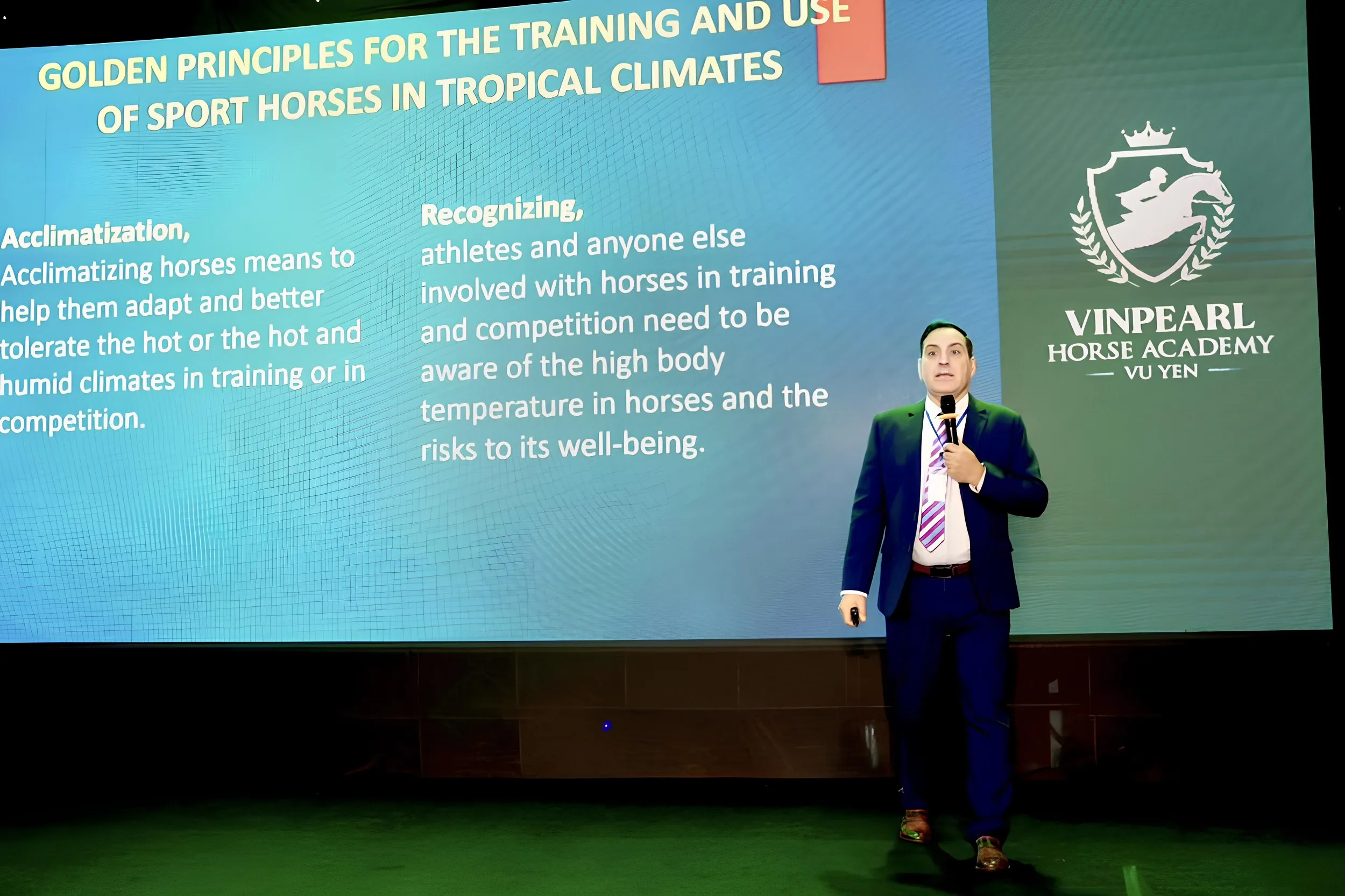 Hơn 100 chuyên gia hàng đầu dự Hội thảo ngành ngựa tại Học viện Cưỡi ngựa Vinpearl Vũ Yên
