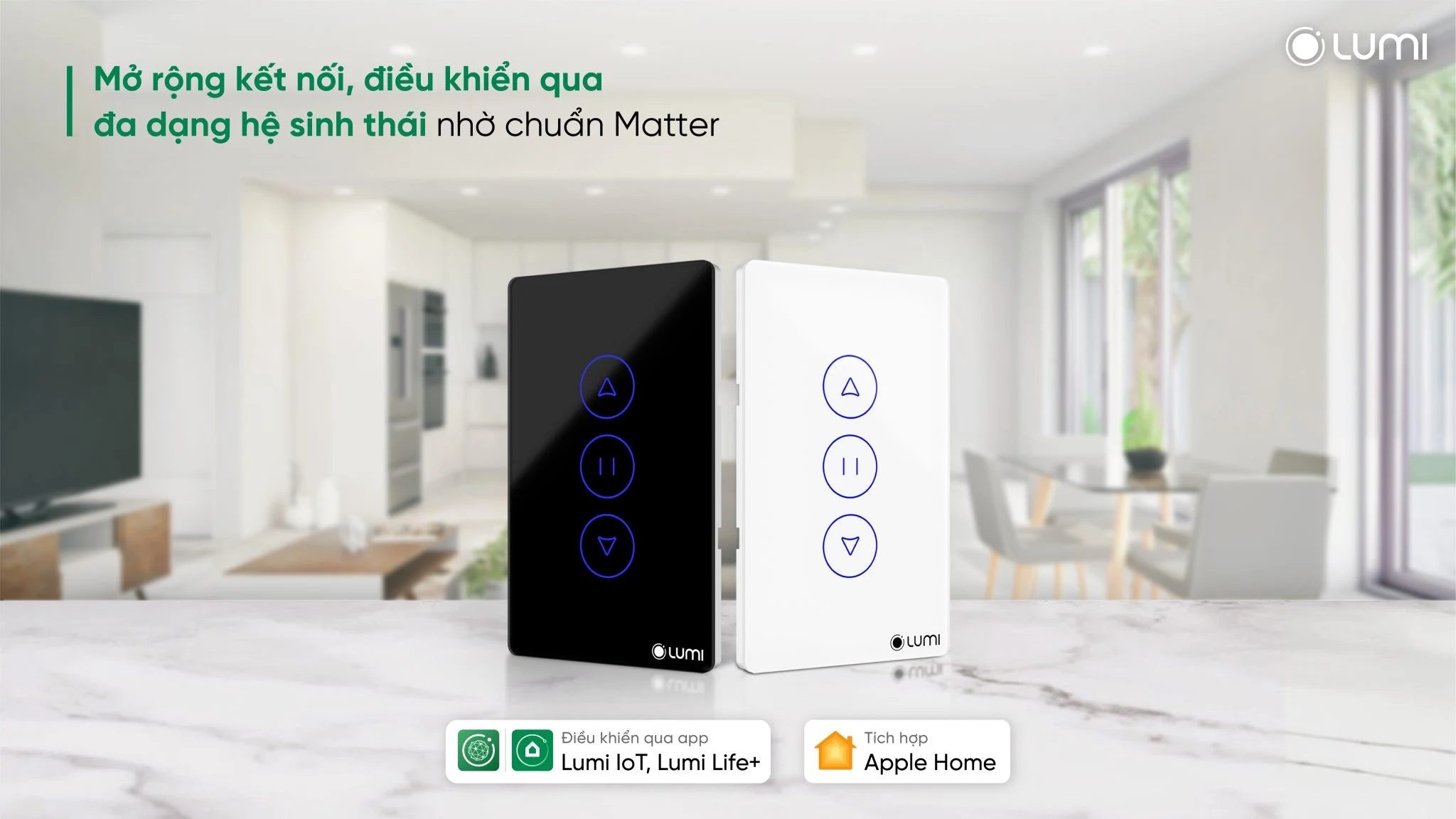 Smart home - Công tắc cửa cuốn thông minh