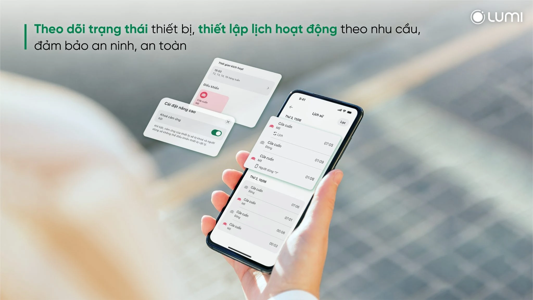 Smart home - Công tắc cửa cuốn thông minh