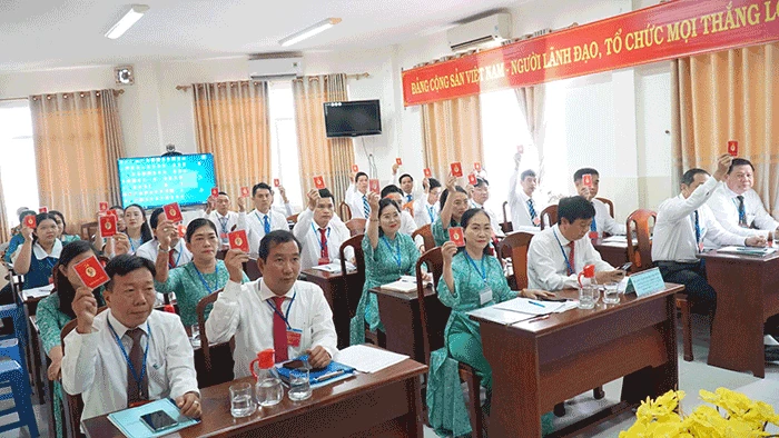 Ðảng bộ Ban Tổ chức Thành ủy Cần Thơ tổ chức Ðại hội đảng viên nhiệm kỳ 2025-2030
