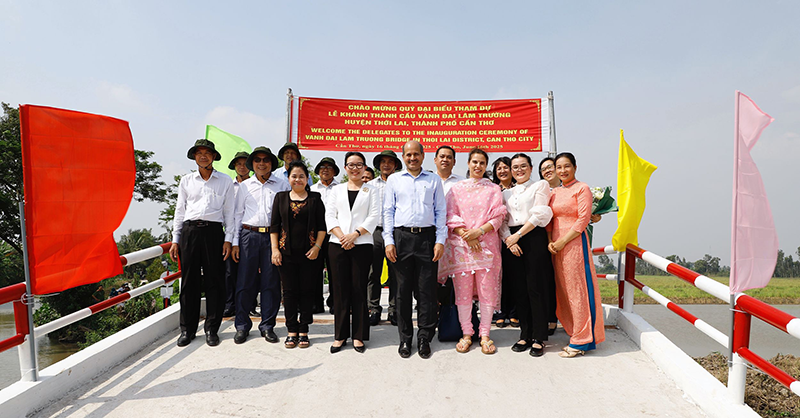 Khánh thành 2 cầu giao thông do Chính phủ Ấn Độ tài trợ