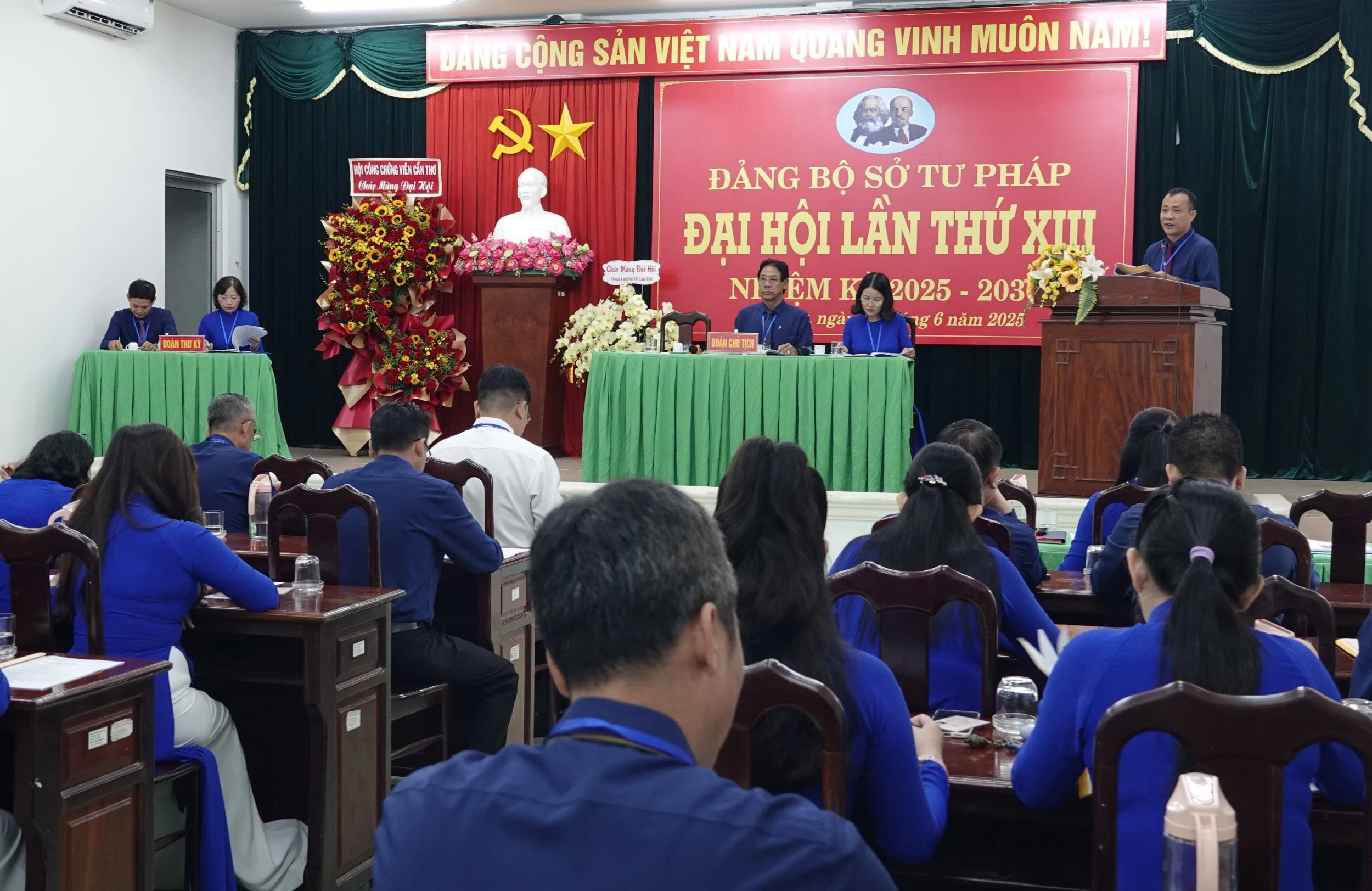Đại hội đảng viên Đảng bộ Sở Tư pháp TP Cần Thơ nhiệm kỳ 2025-2030