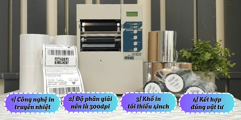 In tem nhãn xuất khẩu: Làm sao chọn đúng máy in, tránh rủi ro bị hải quan từ chối?