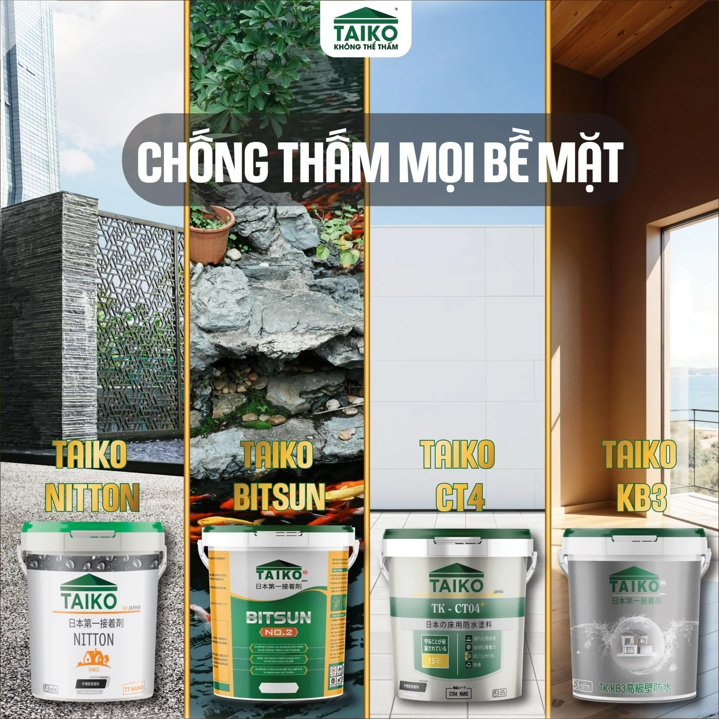 Người tiêu dùng Việt chuyển mình: Chống thấm không còn là lựa chọn phụ