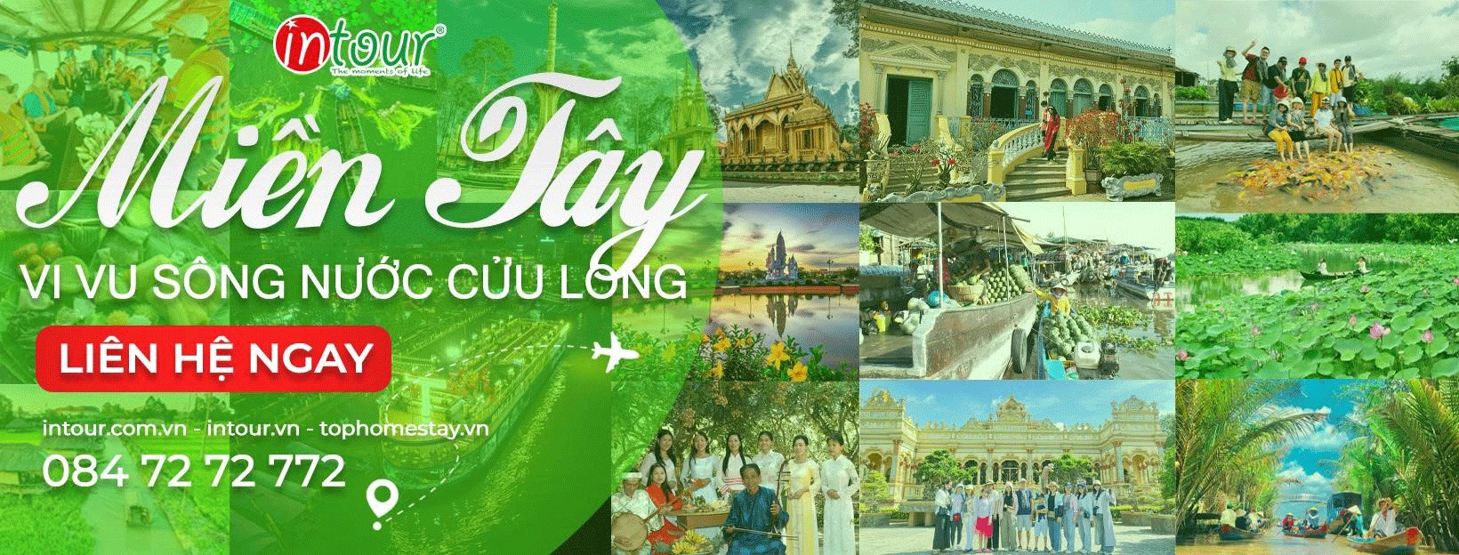 Khám phá Miền Tây sông nước qua tour Miền Tây trọn gói cùng INTOUR