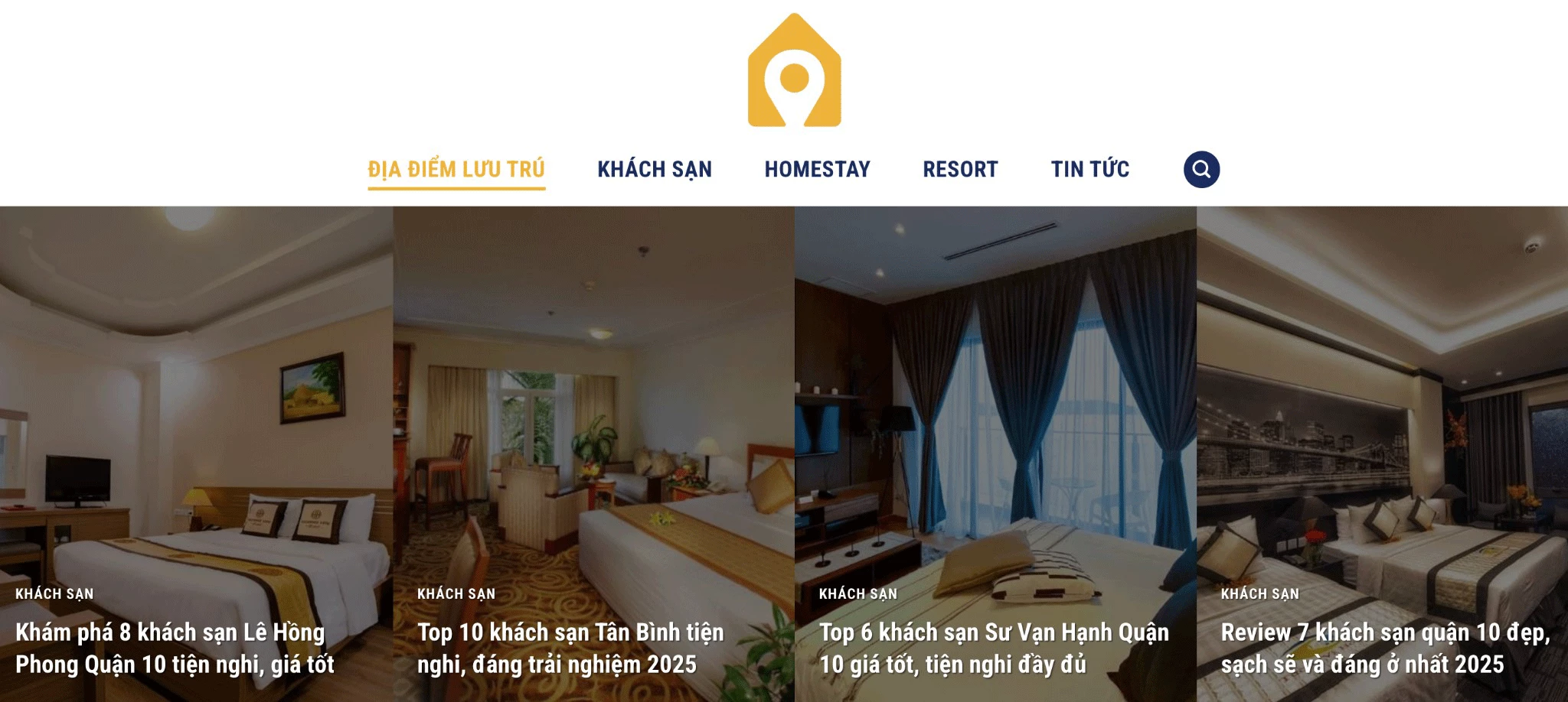 Tìm nơi nghỉ dễ dàng hơn với Địa điểm Lưu trú - Chuyên trang review lưu trú
