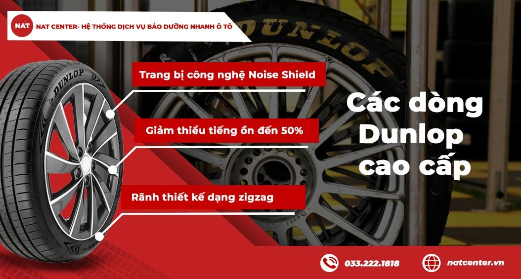 Đánh giá lốp Dunlop cùng công nghệ của hãng - NAT Center