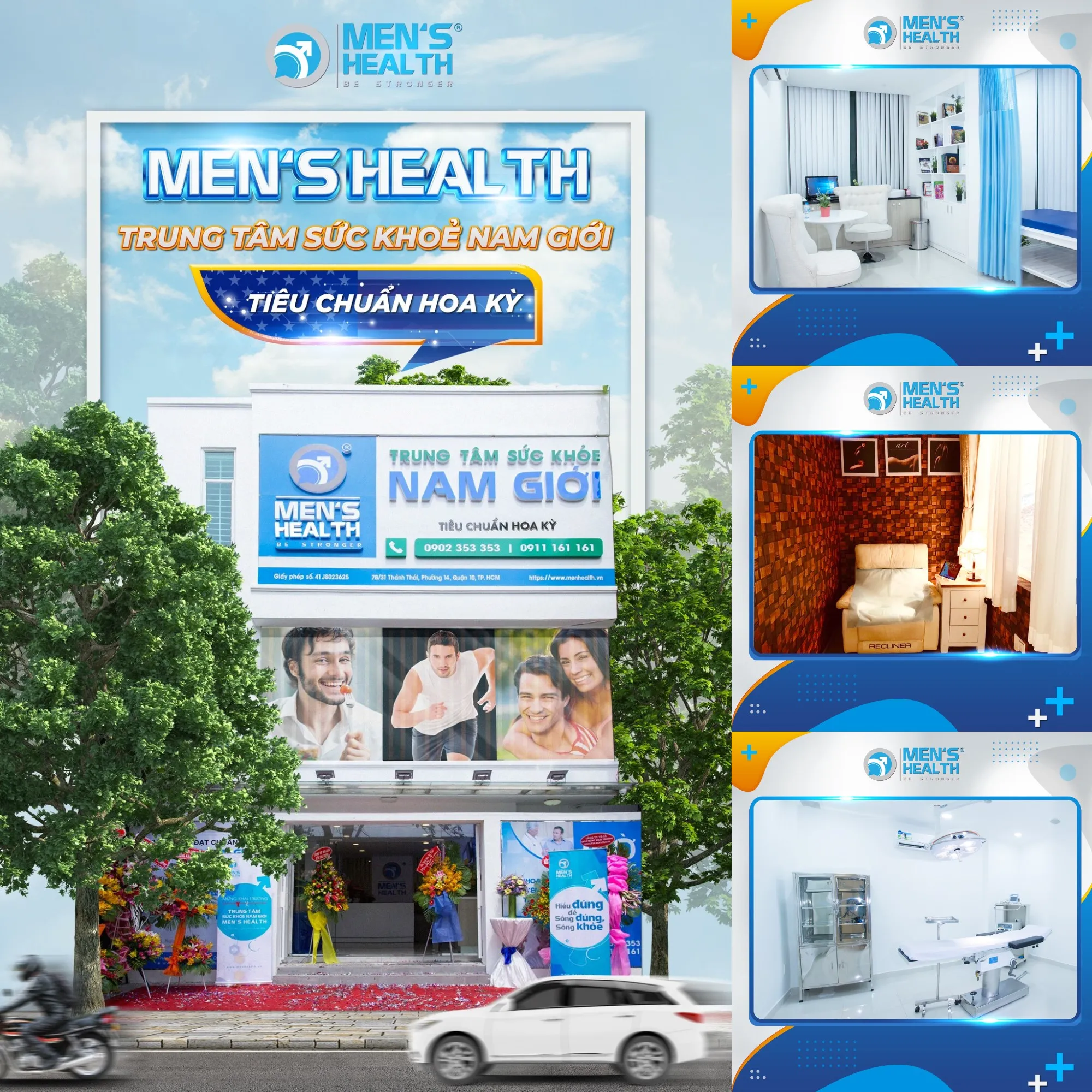 Trung tâm Sức khỏe Nam giới Men's Health: Nơi chăm sóc sức khỏe toàn diện cho quý ông
