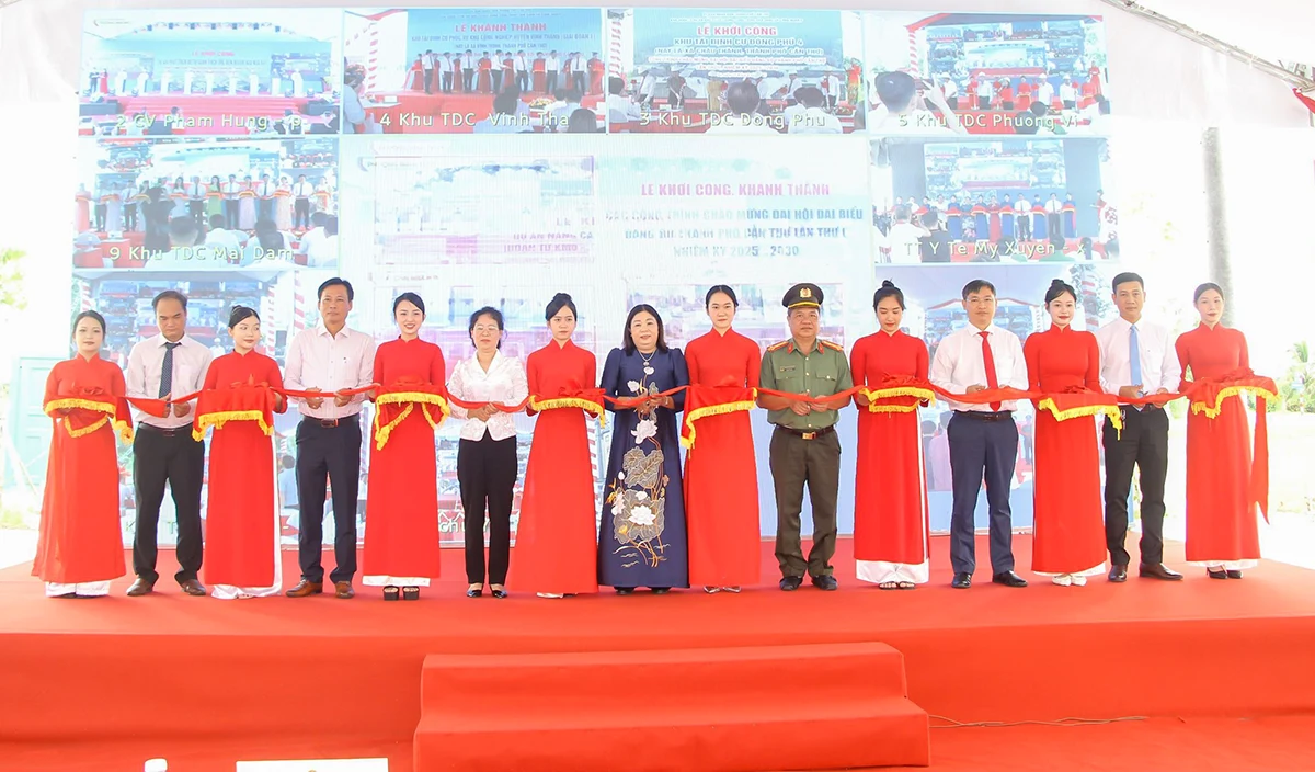 Khởi công, khánh thành 18 công trình chào mừng Đại hội đại biểu Đảng bộ TP Cần Thơ lần thứ I