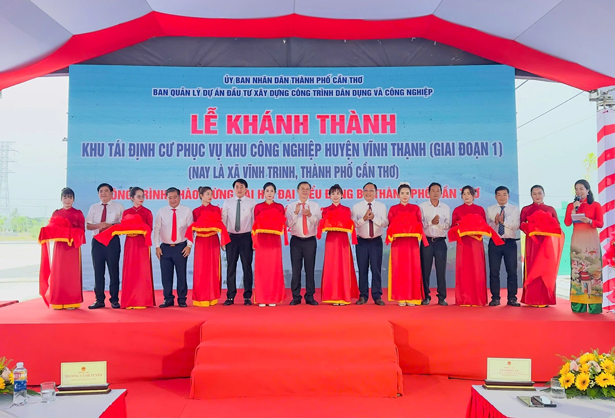 Khởi công, khánh thành 18 công trình chào mừng Đại hội đại biểu Đảng bộ TP Cần Thơ lần thứ I