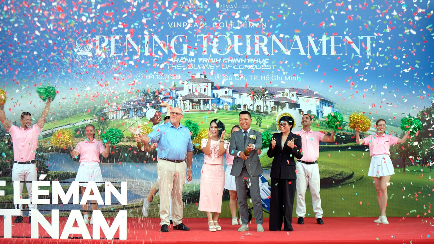 Vinpearl Golf Léman - biểu tượng golf mới tại TP.HCM chính thức khai trương