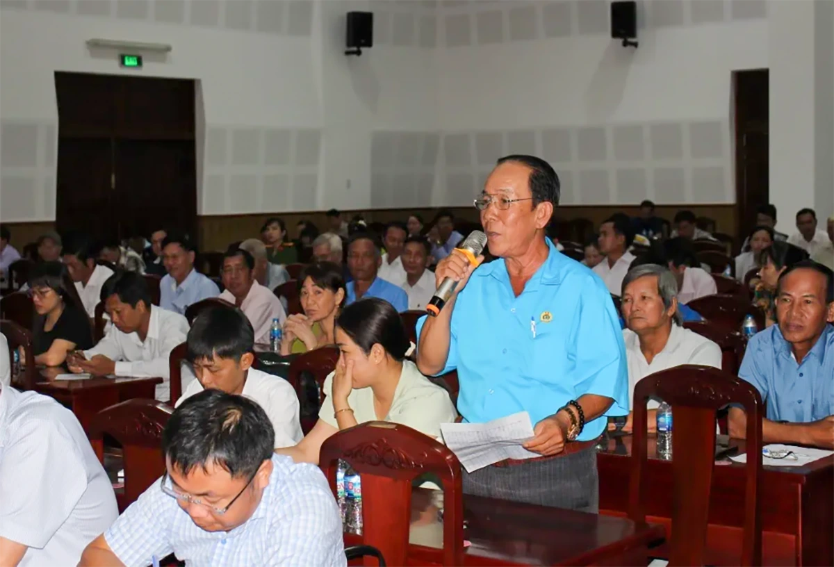 Đoàn đại biểu Quốc hội đơn vị TP Cần Thơ tiếp xúc cử tri trước Kỳ họp thứ 10, Quốc hội khóa XV