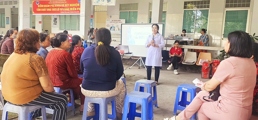 CDC TP Cần Thơ tổ chức khám phụ khoa, tầm soát ung thư cổ tử cung miễn phi