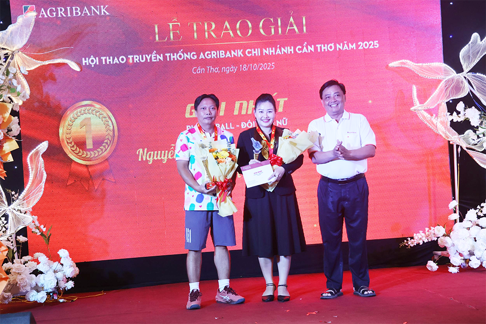 Hơn 200 vận động viên tham gia Hội thao truyền thống năm 2025 của Agribank Chi nhánh Cần Thơ