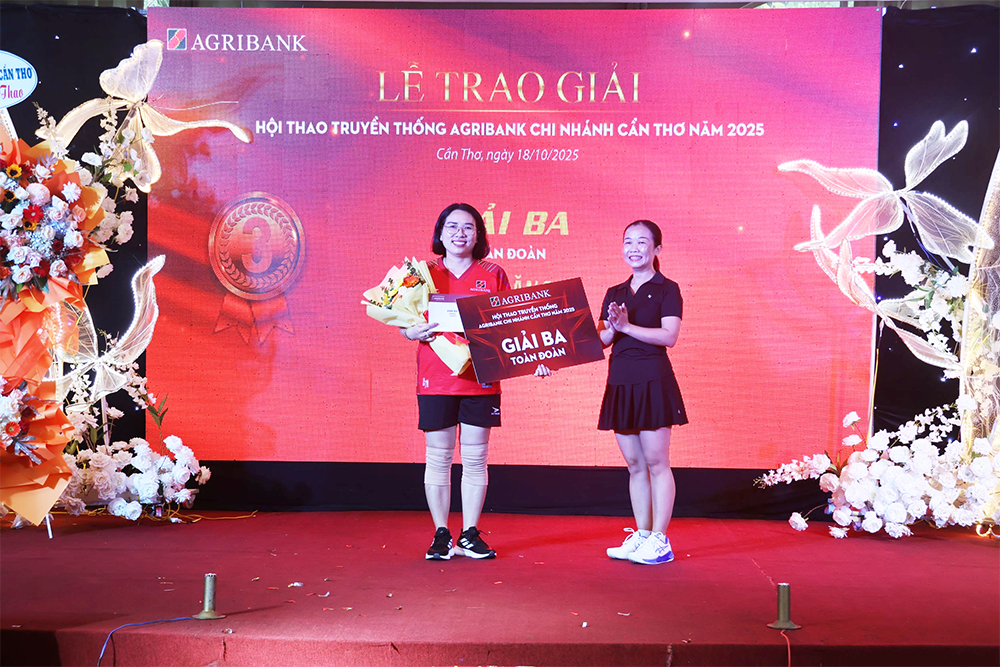 Hơn 200 vận động viên tham gia Hội thao truyền thống năm 2025 của Agribank Chi nhánh Cần Thơ