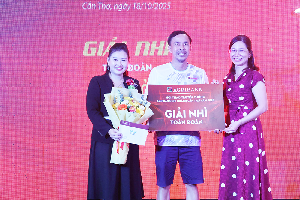 Hơn 200 vận động viên tham gia Hội thao truyền thống năm 2025 của Agribank Chi nhánh Cần Thơ