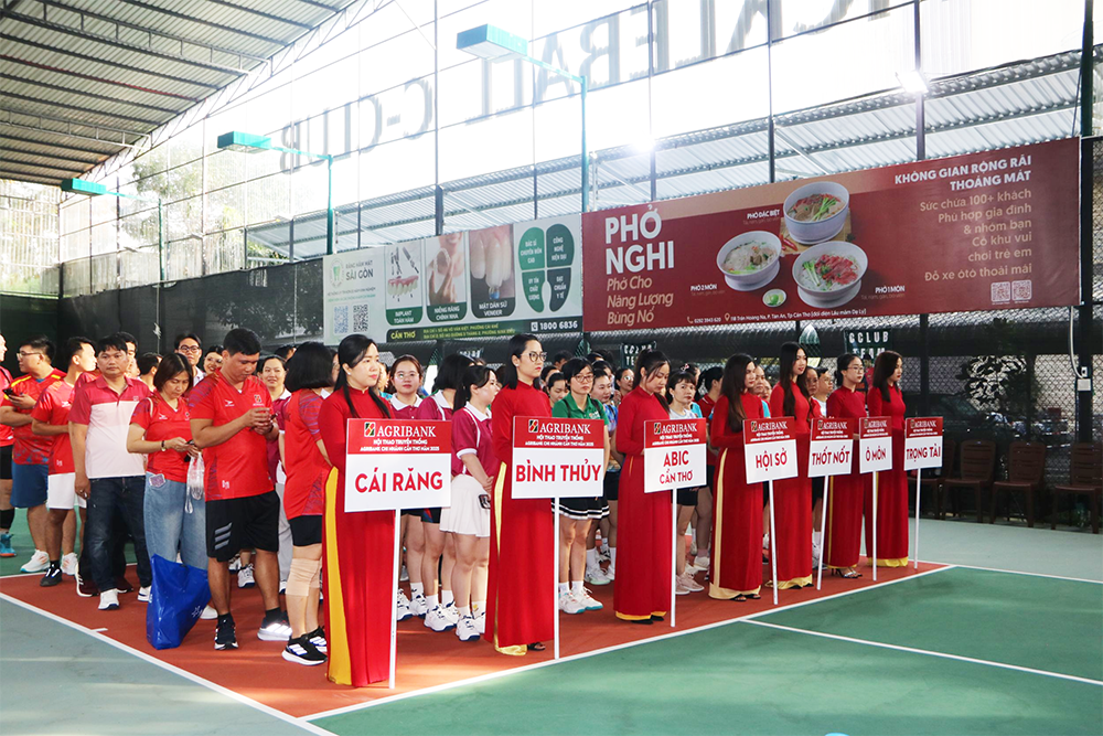 Hơn 200 vận động viên tham gia Hội thao truyền thống năm 2025 của Agribank Chi nhánh Cần Thơ