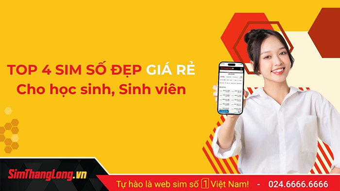 Top 4 loại sim số đẹp giá rẻ, phù hợp cho học sinh, sinh viên
