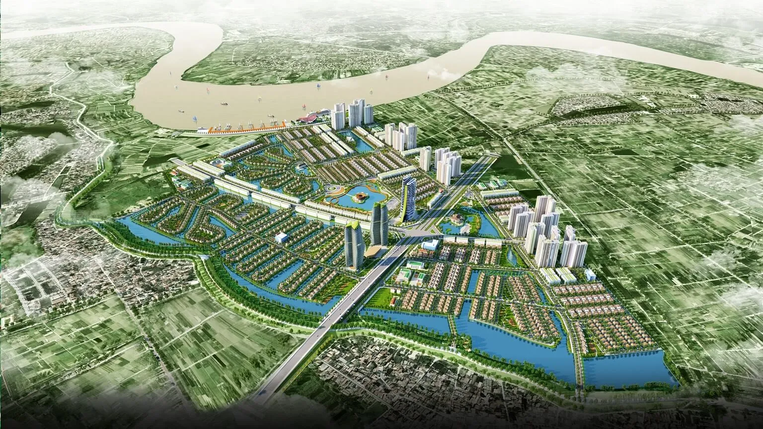 Alluvia City Văn Giang - Thành phố đáng sống bậc nhất bên bờ sông Hồng