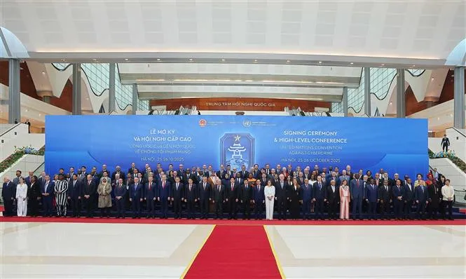Khai mạc trọng thể Lễ mở ký Công ước của Liên hợp quốc về chống tội phạm mạng