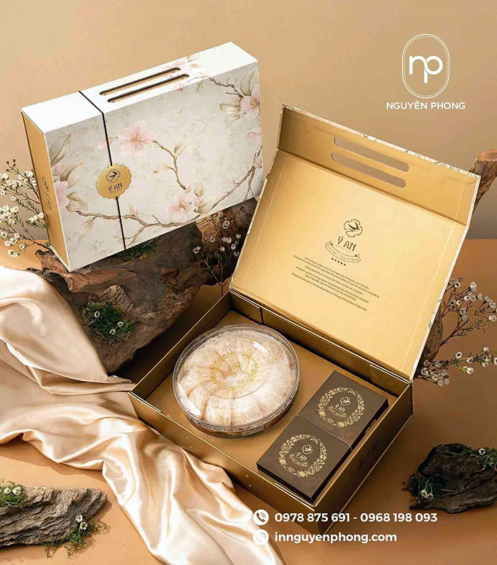 Nguyên Phong chuyên in hộp yến sào cao cấp, chuẩn thương hiệu