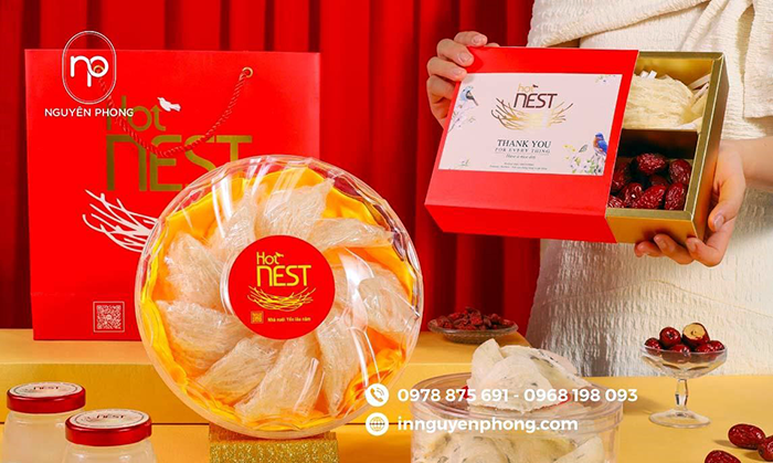 Nguyên Phong chuyên in hộp yến sào cao cấp, chuẩn thương hiệu