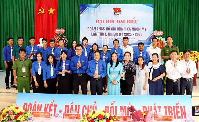 Đoàn TNCS Hồ Chí Minh xã Thạnh Thới An, xã Long Phú và xã Nhơn Mỹ tổ chức thành công Đại hội nhiệm kỳ 2025-2030