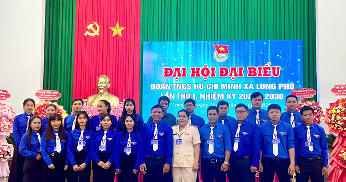 Đoàn TNCS Hồ Chí Minh xã Thạnh Thới An, xã Long Phú và xã Nhơn Mỹ tổ chức thành công Đại hội nhiệm kỳ 2025-2030
