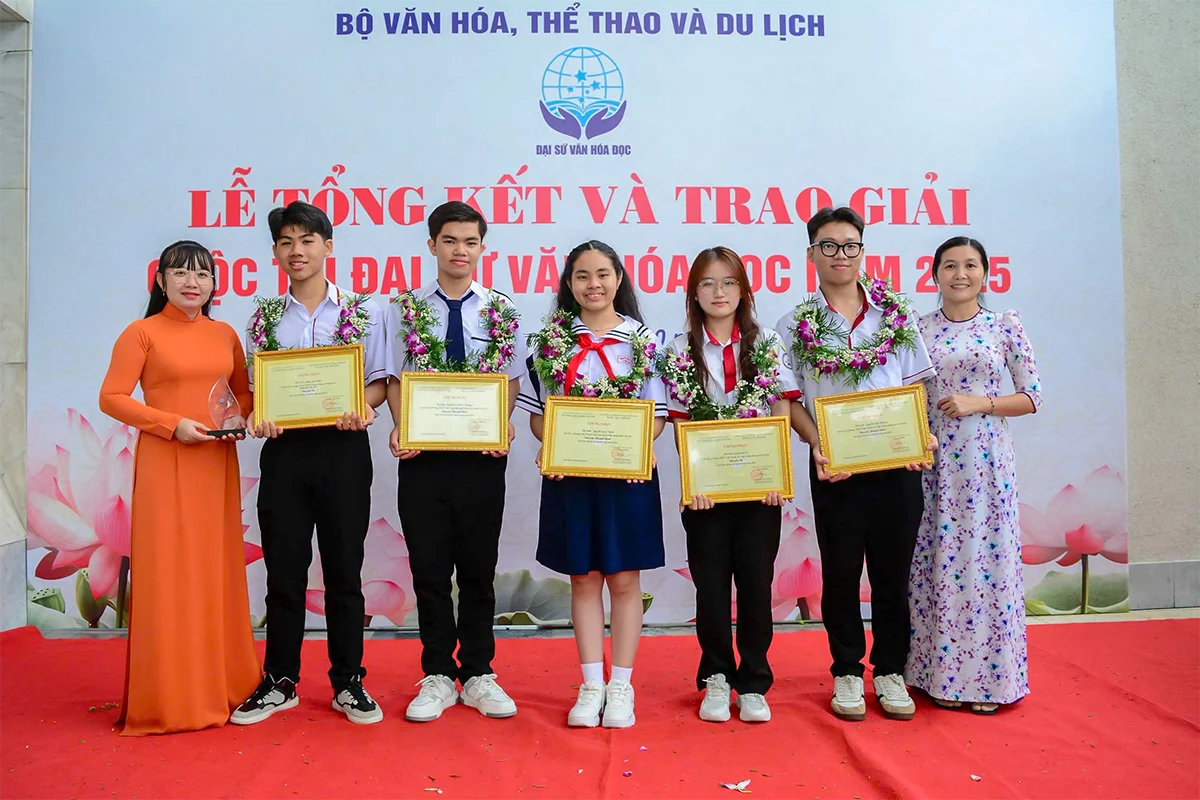 TP Cần Thơ đạt 1 giải tập thể và 5 giải cá nhân tại Cuộc thi Đại sứ Văn hóa đọc năm 2025
