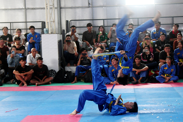 Võ sư Trần Văn Mỹ, Chánh trưởng quản môn phái Vovinam, Chủ tịch Liên đoàn Vovinam Việt Nam: Vovinam Cần Thơ cần quan tâm đầu tư 
nhiều hơn nội dung đấu đối kháng