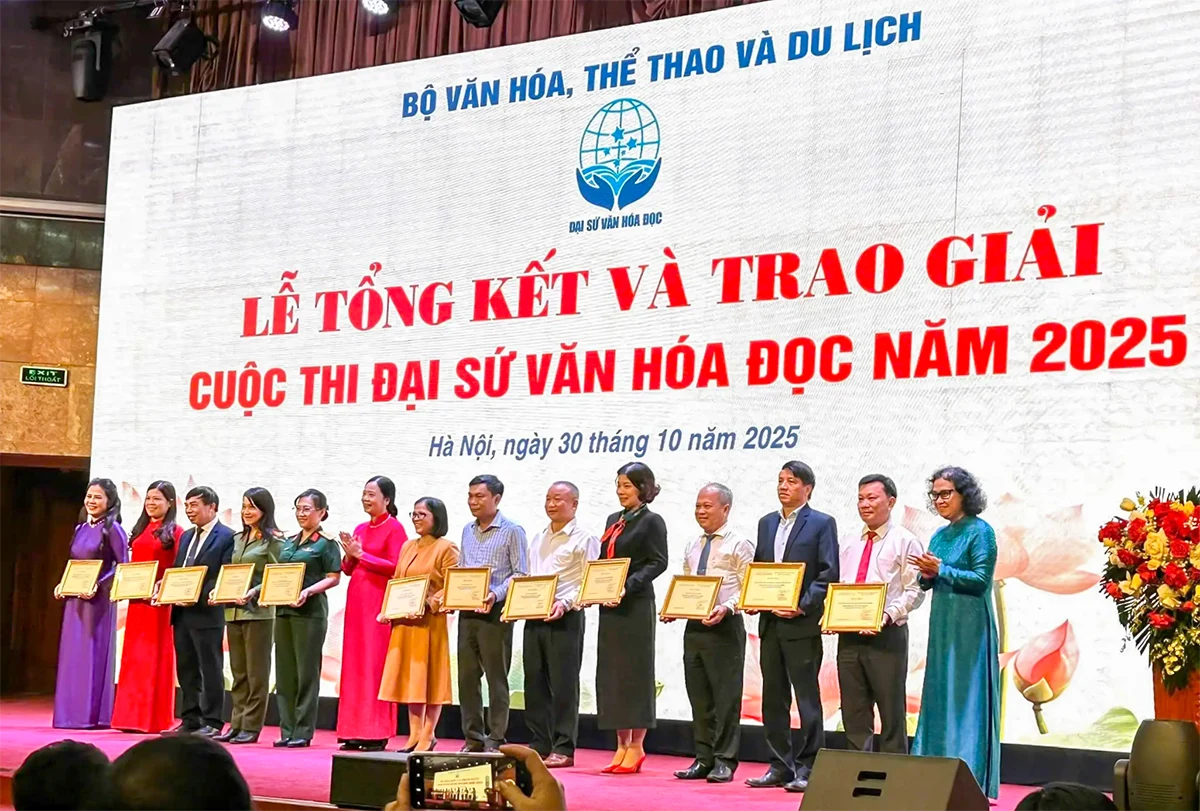 TP Cần Thơ đạt 1 giải tập thể và 5 giải cá nhân tại Cuộc thi Đại sứ Văn hóa đọc năm 2025