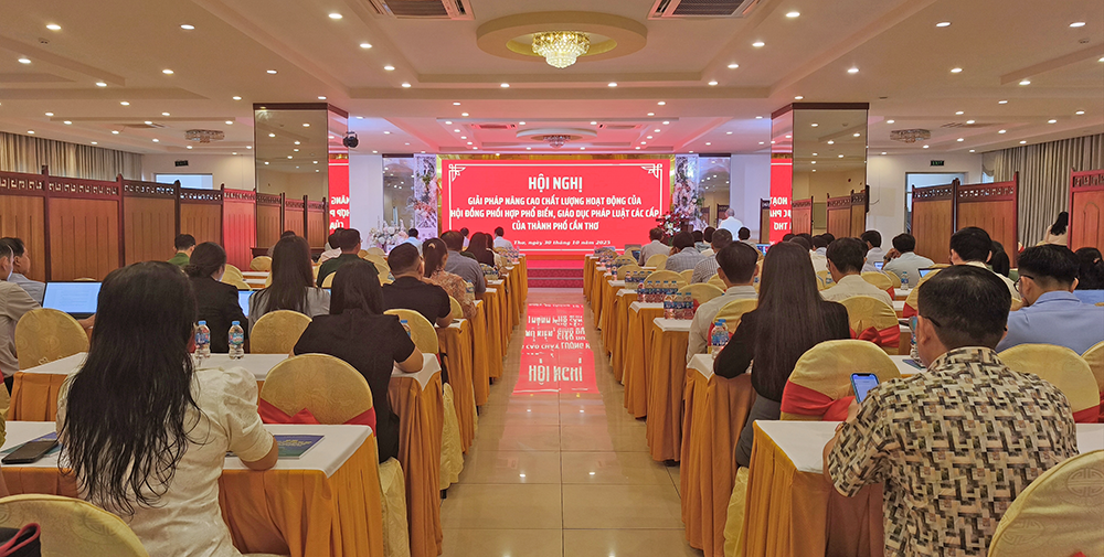 Tập huấn về giải pháp nâng cao chất lượng hoạt động của hội đồng phối hợp phổ biến, giáo dục pháp luật