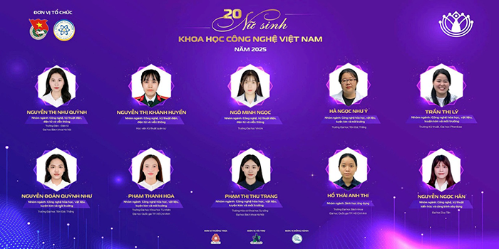 Nữ sinh Trường Đại học FPT phân hiệu Cần Thơ nhận Giải thưởng Nữ sinh Khoa học Công nghệ Việt Nam 2025