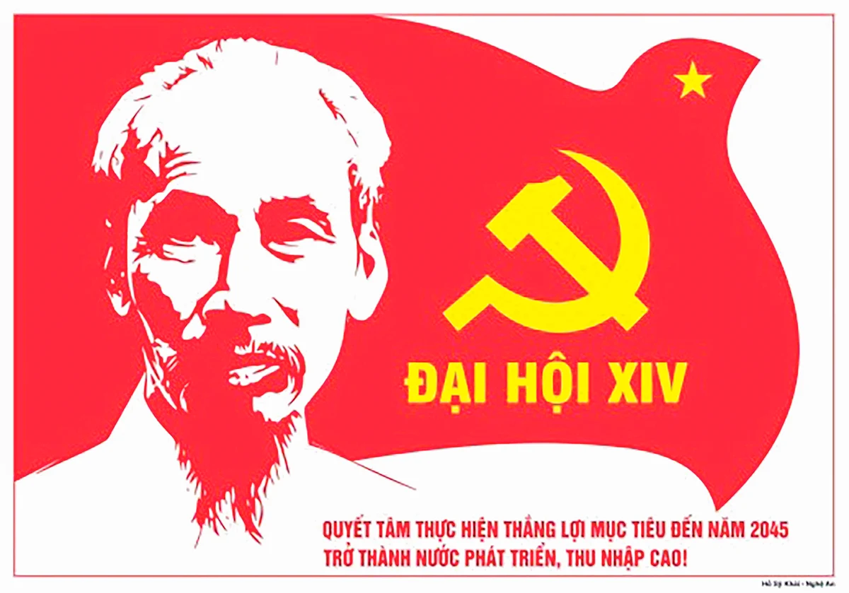 Phê duyệt mẫu tranh cổ động tuyên truyền Đại hội Đảng các cấp, tiến tới Đại hội lần thứ XIV của Đảng