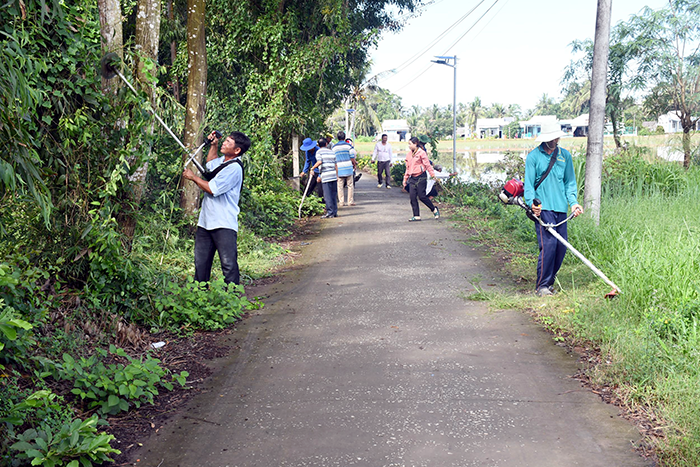 Đồng lòng xây dựng nông thôn mới ở Thạnh Thới An