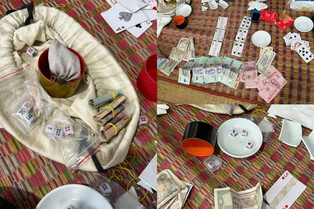 Triệt phá điểm lắc tài xỉu ăn tiền, tạm giữ hình sự nhiều đối tượng