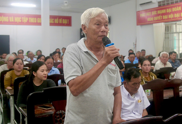 Cử tri phường Vị Tân kiến nghị đẩy nhanh tiến độ các dự án triển khai trên địa bàn