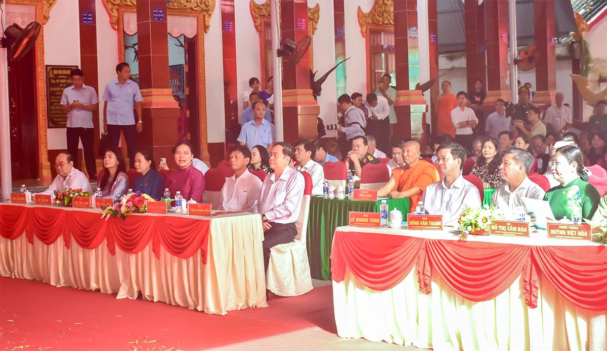 Chủ tịch Quốc hội Trần Thanh Mẫn dự Ngày hội Đại đoàn kết toàn dân tộc tại xã An Ninh