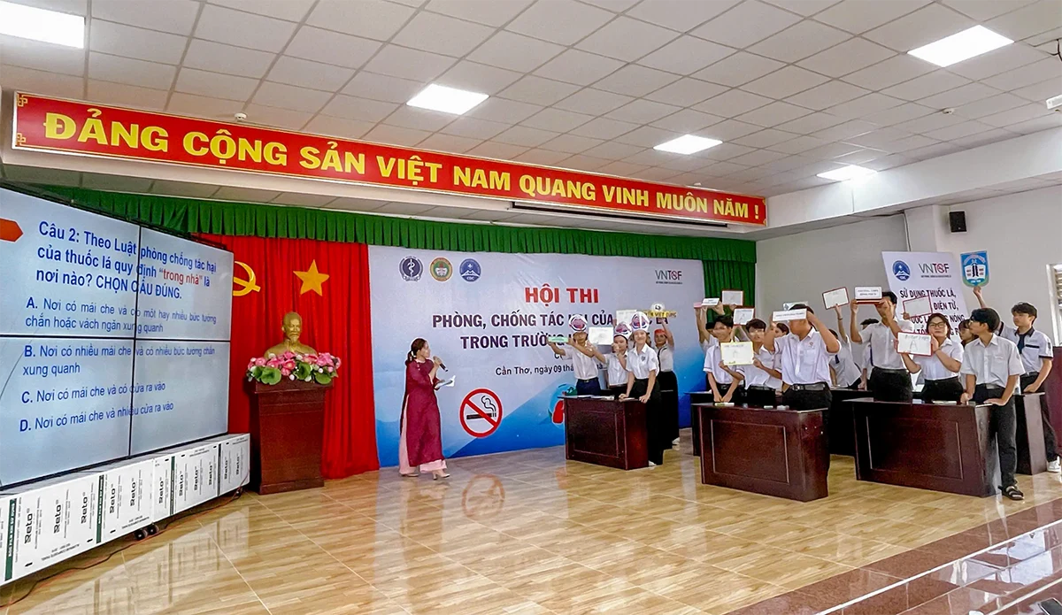 8 trường THPT tham gia Hội thi Phòng, chống tác hại thuốc lá