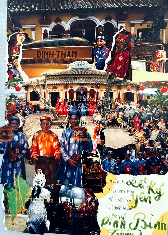 Học sinh khám phá di sản Cần Thơ qua nghệ thuật Collage Art