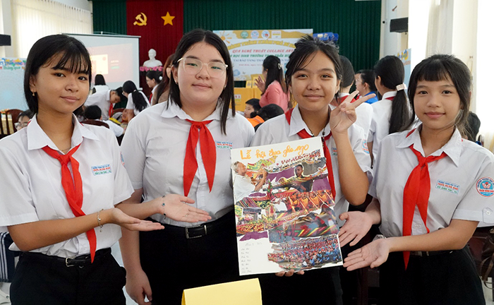 Học sinh khám phá di sản Cần Thơ qua nghệ thuật Collage Art