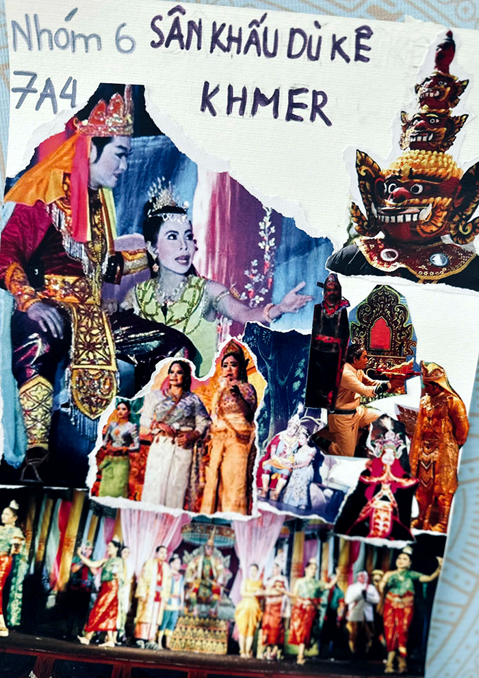 Học sinh khám phá di sản Cần Thơ qua nghệ thuật Collage Art