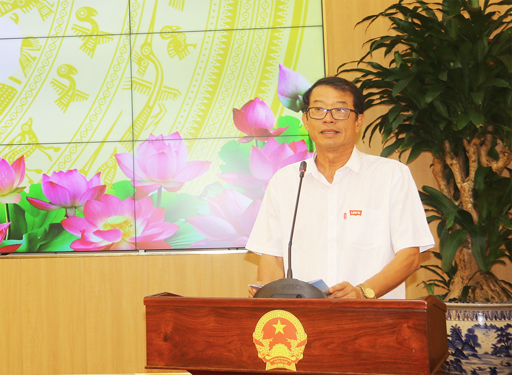 Ông Nguyễn Văn Khởi, Phó Chủ tịch UBND TP Cần Thơ phát biểu tại lễ phát động.