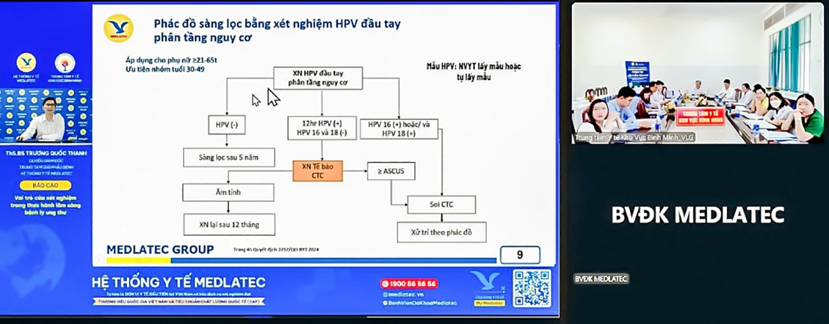 Hội thảo trực tuyến bàn về vai trò xét nghiệm trong thực hành ung thư