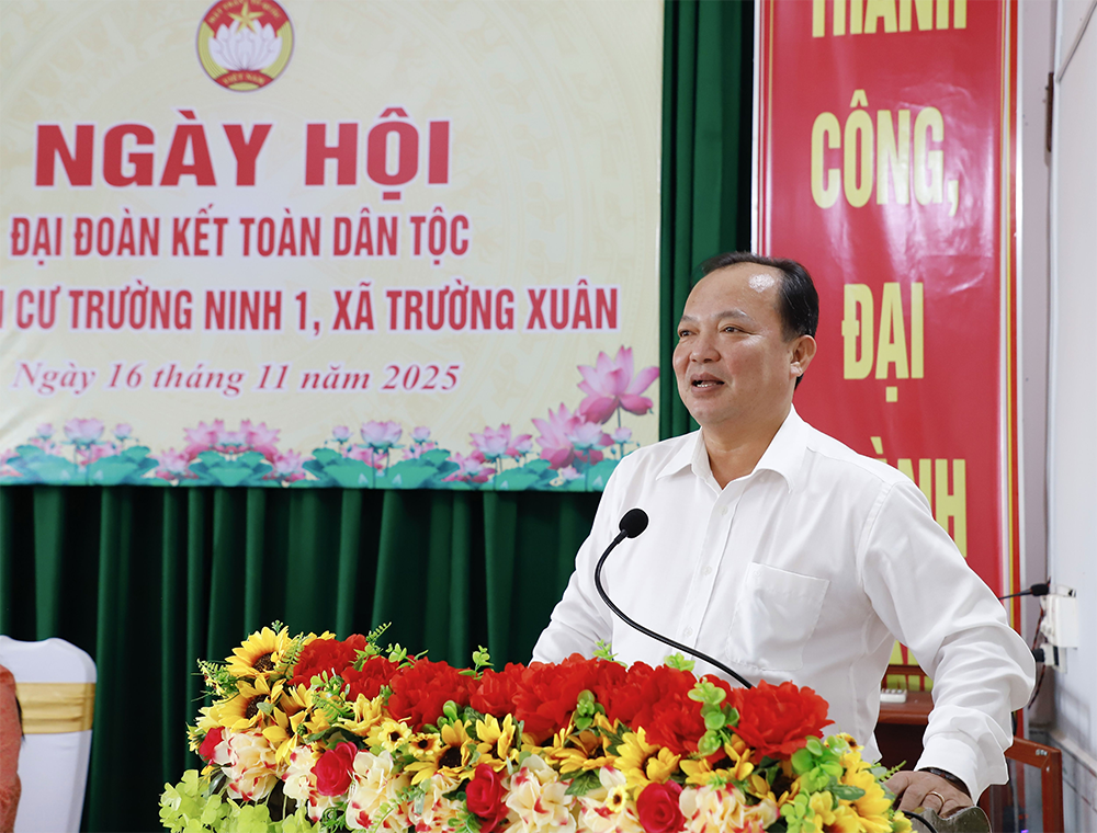 Sôi nổi Ngày hội Đại đoàn kết toàn dân tộc ở khu dân cư Trường Ninh 1