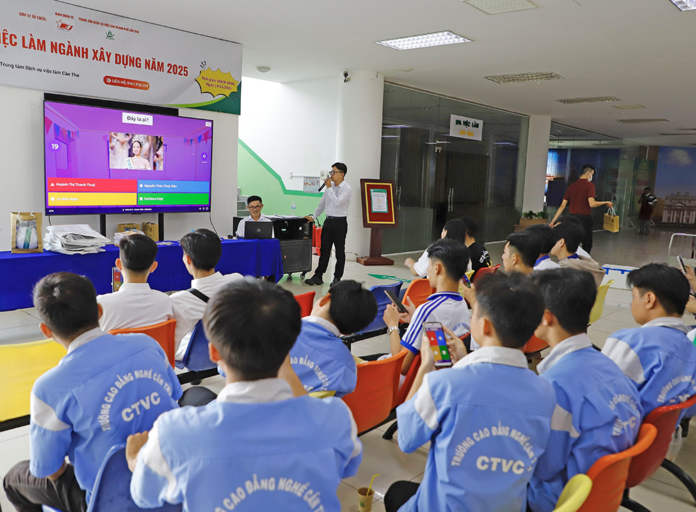 Kết nối cơ hội việc làm cho lao động ngành xây dựng