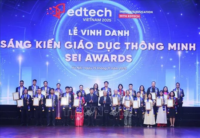 Vinh danh 91 sáng kiến giáo dục thông minh - SEI Awards năm 2025